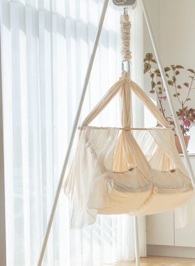 Dvojitý hojdací vak Membantu Premium pre dvojičky